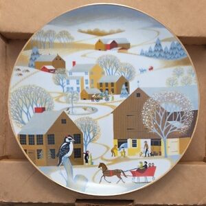 Christmas Plate Series - Christmas on the Farm